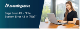 How to Fix the Sage Error 43?